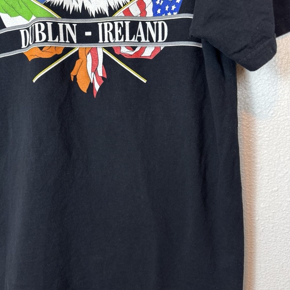 Vintage Harley Davidson Shirt Men's Large Dublin Ireland Motorcycle Tee Shirt - Picture 4 of 11